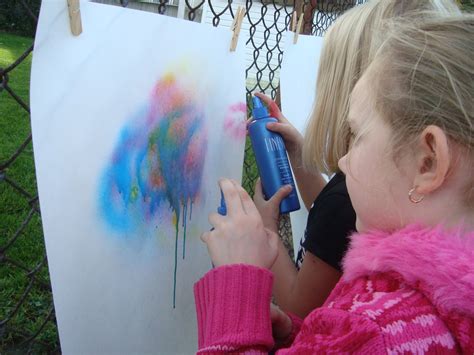 Joyful Learning In The Early Years Spray Painting