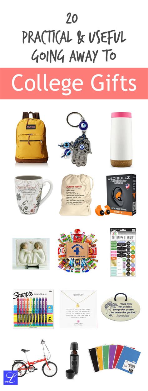 10 practical going away to college gifts that they will absolutely love. 20+ Gifts to Say Goodbye: Going Away to College Gifts ...