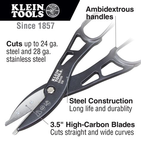 Tin Snips 12 Inch 89556 Klein Tools For Professionals Since 1857