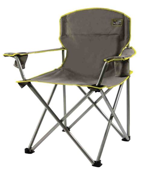 Sporting a heavy duty, double quilted, padded, compact, folding design with a fold out side table and beverage holder. Heavy Duty Outdoor Folding Chairs - Home Furniture Design