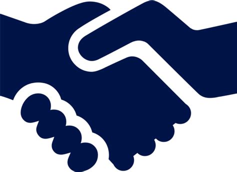 Introductions To International Investors Handshake Icon Black And