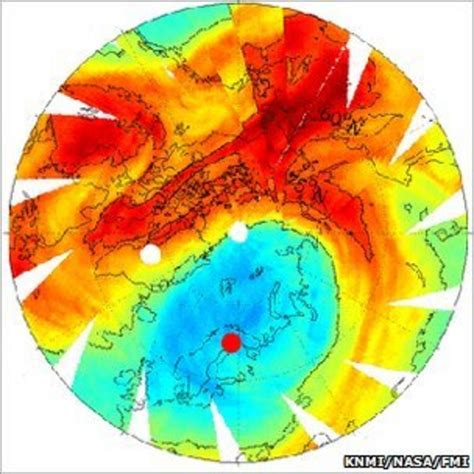 Arctic Ozone Levels In Never Before Seen Plunge Bbc News
