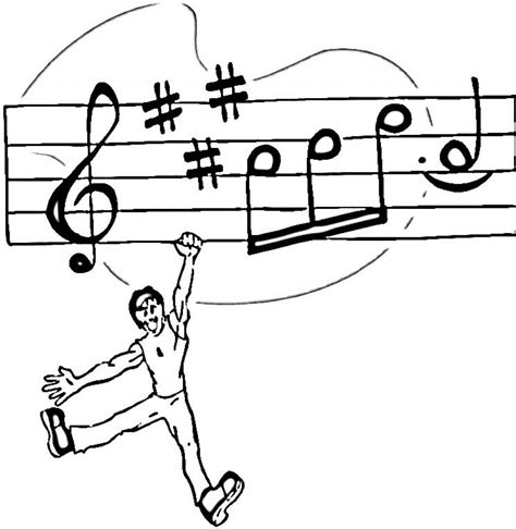 Coloring Pages Free Printable Music Note Coloring Pages