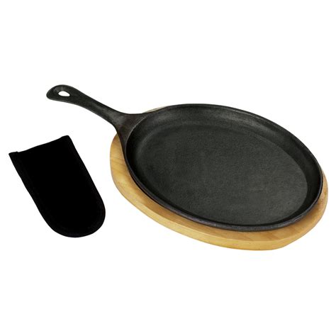 Cast Iron Fajita Pan With Trivet Cast Iron Cookware Bayou Classic