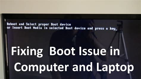 Reboot And Select Proper Boot Device Issue Fixed Youtube