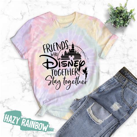 Friends Who Disney Together T Shirt Best Friend Tee Shirt Etsy