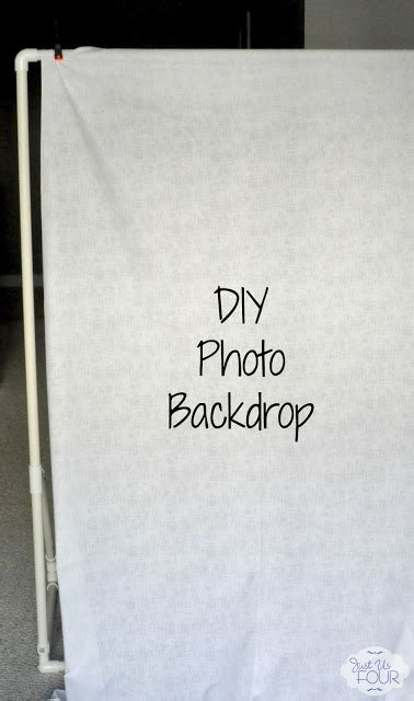 You can diy (do it yourself), you can setup at home. DIY Photo Backdrop Stand - My Suburban Kitchen