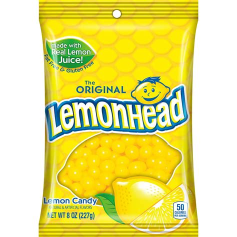 Lemonhead Hard Candy 8 Ounce Bag