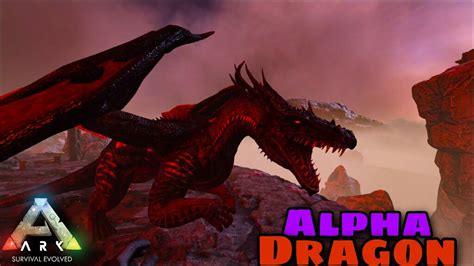 Killing Alpha Dragon Boss Fight The Island Ep 27 Ark Survival