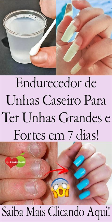 Receitas Caseiras Para Crescimento E Fortalecimento Das Unhas COMO