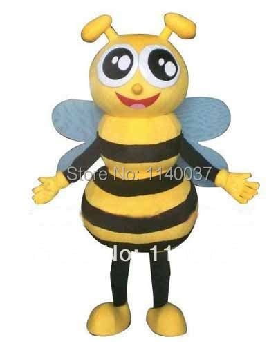 Mascot Little Honey Bee Mascot Costume Cartoon Character Bee Party