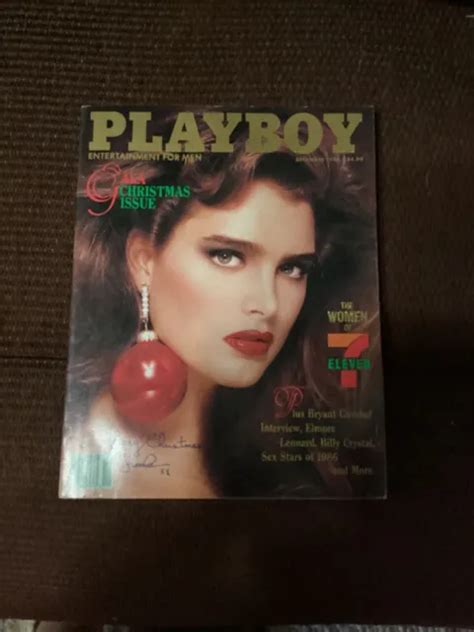 Playboy Magazine December Brooke Shields Picclick