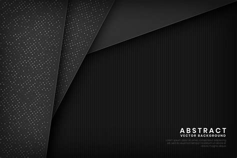 Modern Grey Background Vector Overlap Layer On Dark Space With Abstract