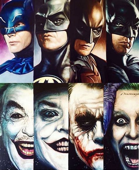 This Is Awesome The Many Batmans And Jokers Reposted To Share
