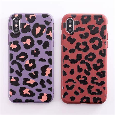Buy Socouple Leopard Print Phone Cases For Iphone Xs