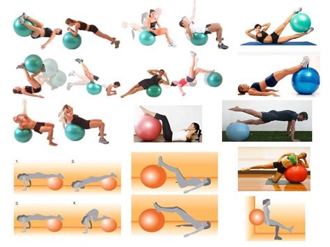 Fitball Exercises Pilates Exercises Health Fitness Gym Ball