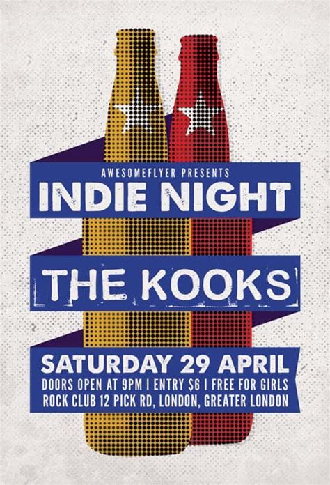 Download Indie Rock Free Flyer Template