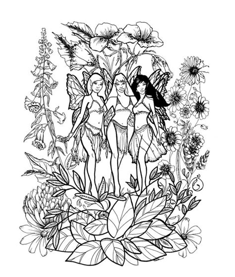 FAIRY COLORING PAGES FAIRIES TO PRINT AND COLOR