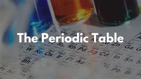 Periodic Table O Level Chemistry Tuition Leading Chemistry Tuition Centre