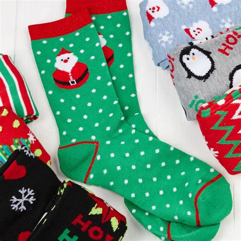 Festive Christmas Socks Holiday Craft Supplies Christmas And Winter