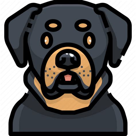 Animal Animals Avatar Dog Pets Puppy Rottweiler Icon Download