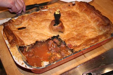 Steak and kidney pie is a representative dish of british cuisine. Steak and kidney pie a beef recipe