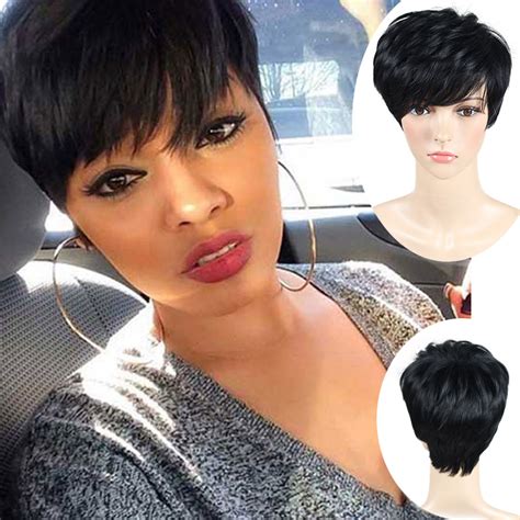 2016 Short Pixie Cut Short Wigs For Black Women Cheap