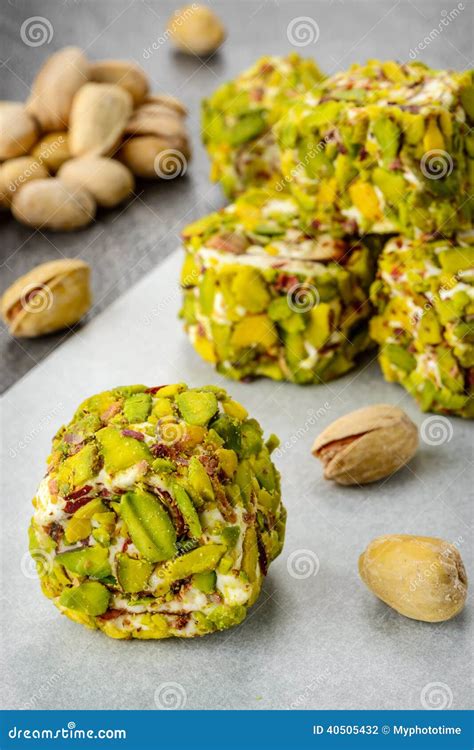 Turkish Pistachio Dessert Stock Photo Image Of Closeup 40505432