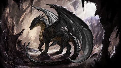Black Dragon Art Wallpapers Top Free Black Dragon Art Backgrounds Wallpaperaccess