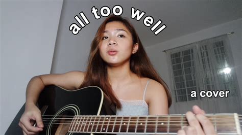 Chords for all too well.: All Too Well (COVER) Taylor Swift - YouTube