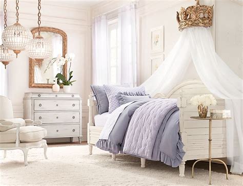 Girls white bedroom furniture : Traditional Little Girls Rooms