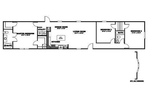 16x80 Mobile Home Floor Plans