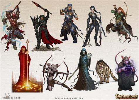 Pathfinder Characters By Ianllanas On Deviantart