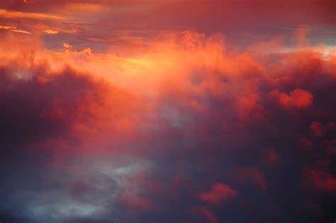 Free Blood Red Clouds Stock Photo