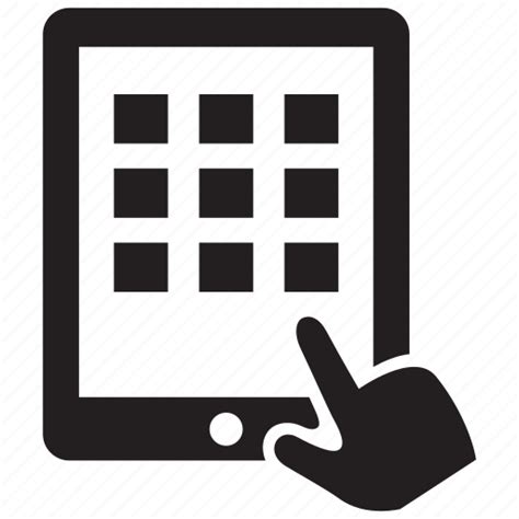 Ipad Tablet Touch Icon