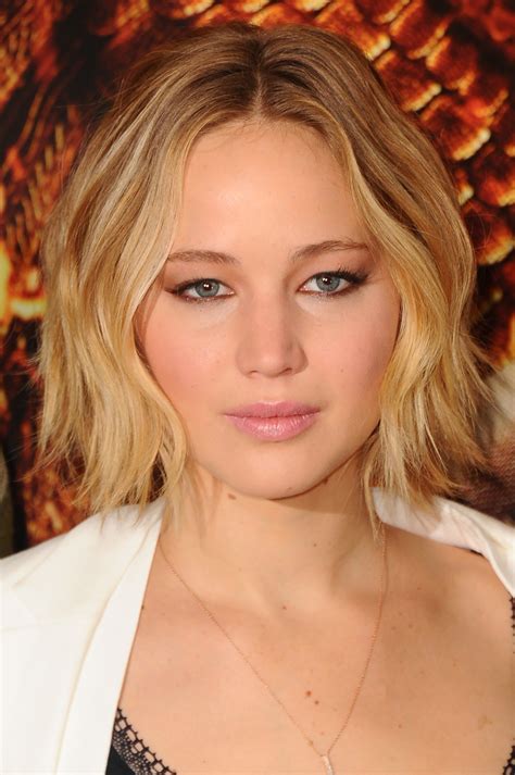 Jennifer Lawrence Long Blonde Hair Photoshoot