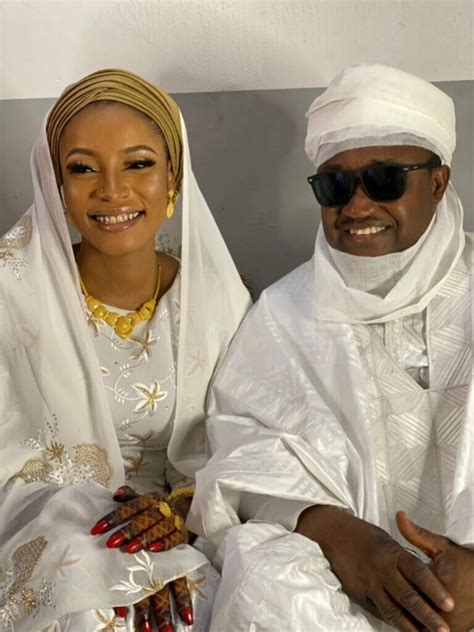 Ex Eagles Winger Tijani Babangida Marries Kannywood Actress Theniche