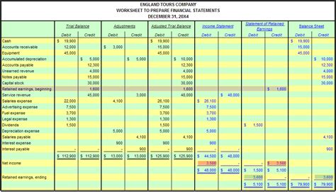 accounting worksheet excelxocom