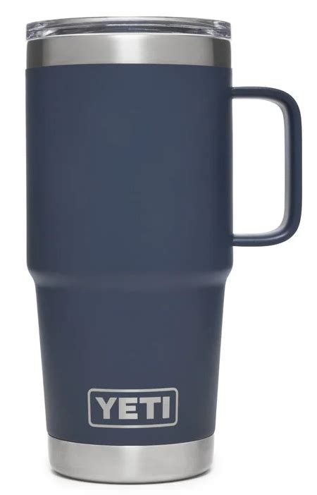 Yeti Rambler 20 Oz Travel Mug Navy