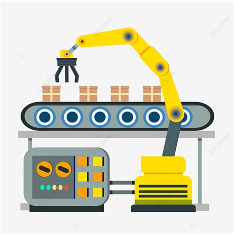 Factory Line Clipart Hd Png Factory Automatic Production Line Cartoon