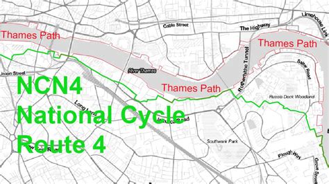 Ncn4national Cycle Route 4 Thames Path Landscape Architects Laa