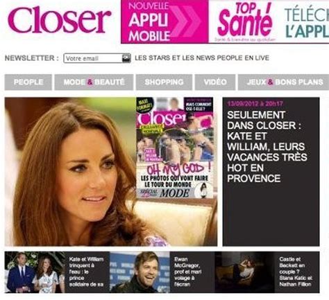 French Magazine Publishes Topless Photos Of Kate With Prince William