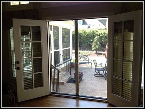 Pella French Patio Doors With Screens Patios Home Decorating Ideas