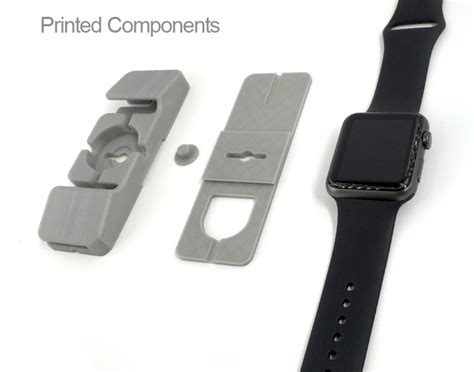 3d Printed Apple Watch Charging Station And Space Saver By Doodle