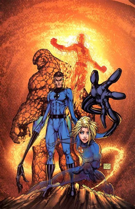 Fantastic Four By Comic Artist Michael Turner Rip Comics