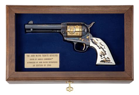 John Wayne Tribute Single Action Revolver America Remembers