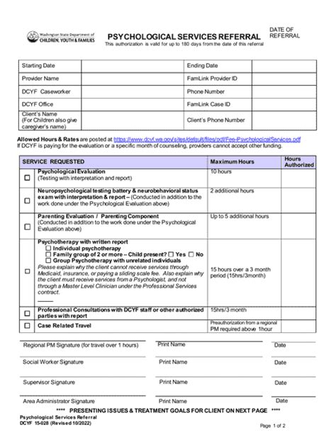 Dcyf Form 15 028 Fill Out Sign Online And Download Fillable Pdf