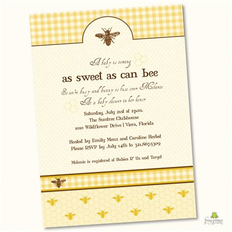 Daisies & bumble bee baby shower invitation | zazzle.com. Spoil Mama-To-Be at Her Baby Shower - Project Nursery