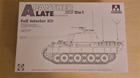 135 Panther Ausf A Late Full Interior Kit Takom 2099 Acheter Sur