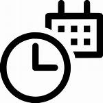 Icon Date Schedule Planning Clock Event Svg